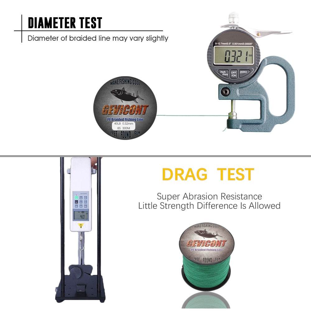 300 yard Spool of Camo Braided Fishing Line