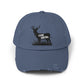 "Gone Hunting" Distressed Baseball Cap