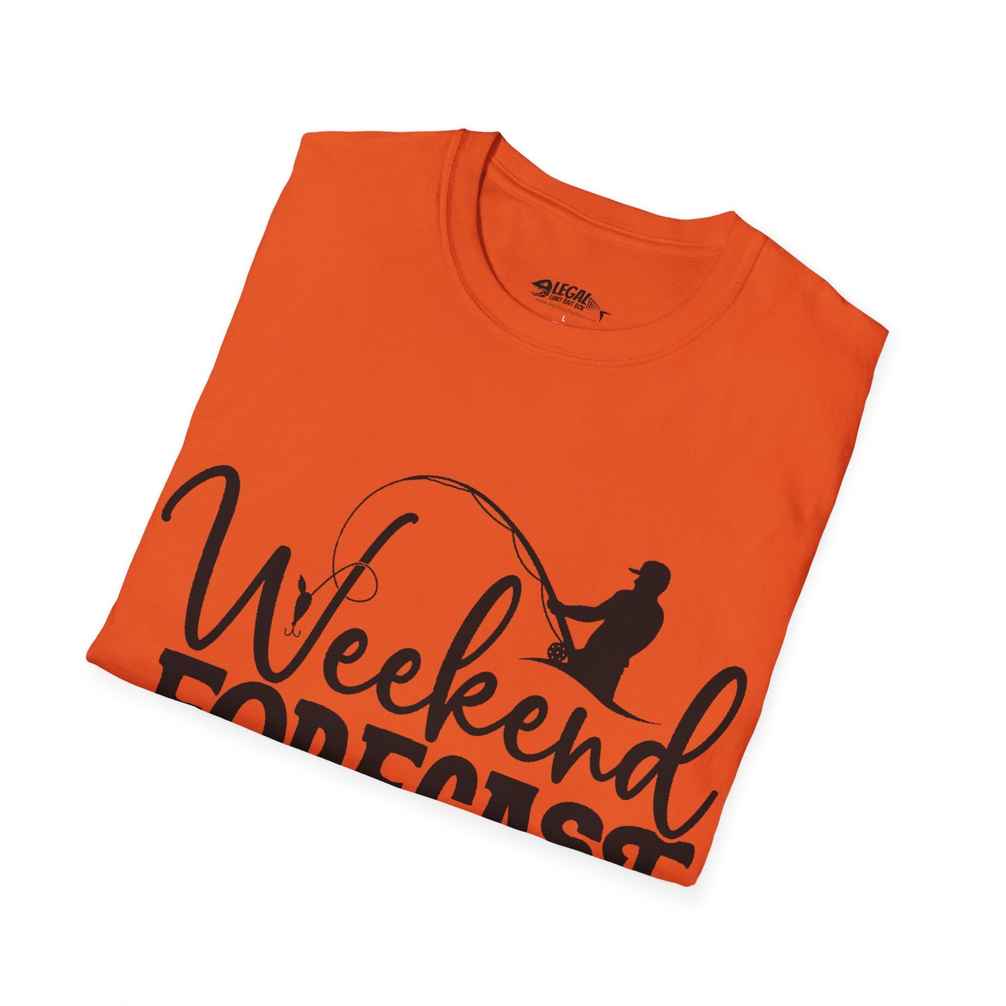 "Weekend Forcast" T-Shirt for Anglers