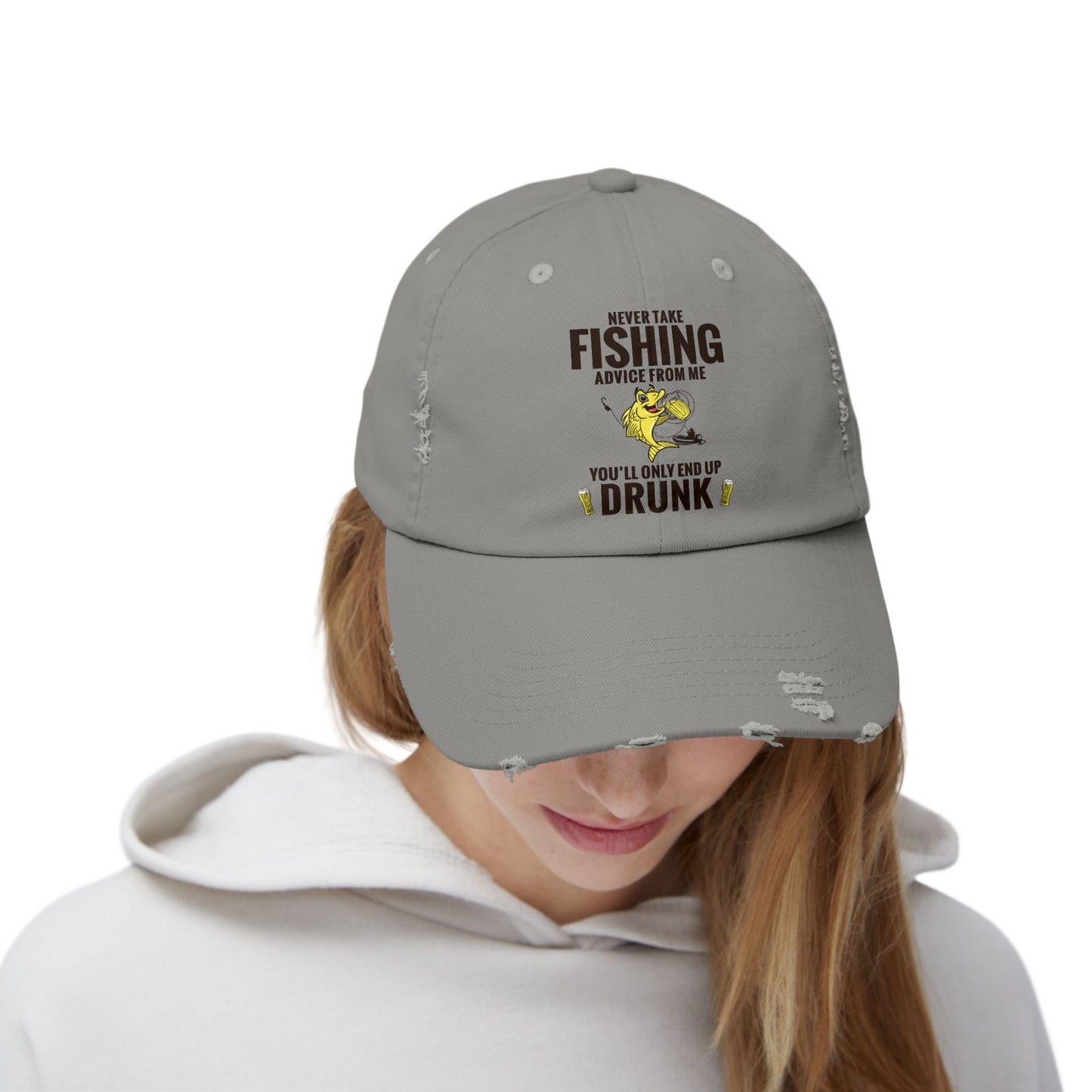 Funny "Never Take Fishing Advice" Design for Anglers