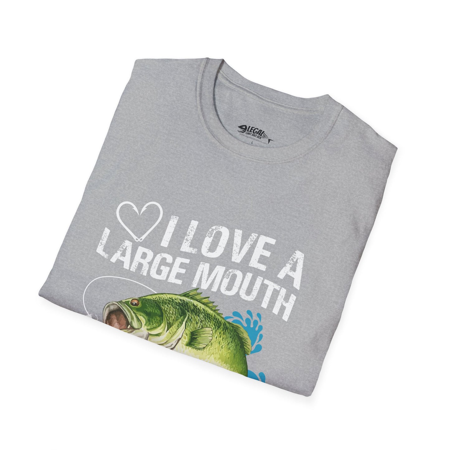 "Love a Large Mouth" T-Shirt for Anglers