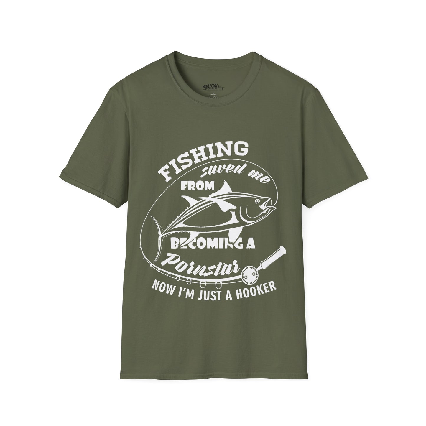"Now I am Just a Hooker" T-Shirt for Anglers