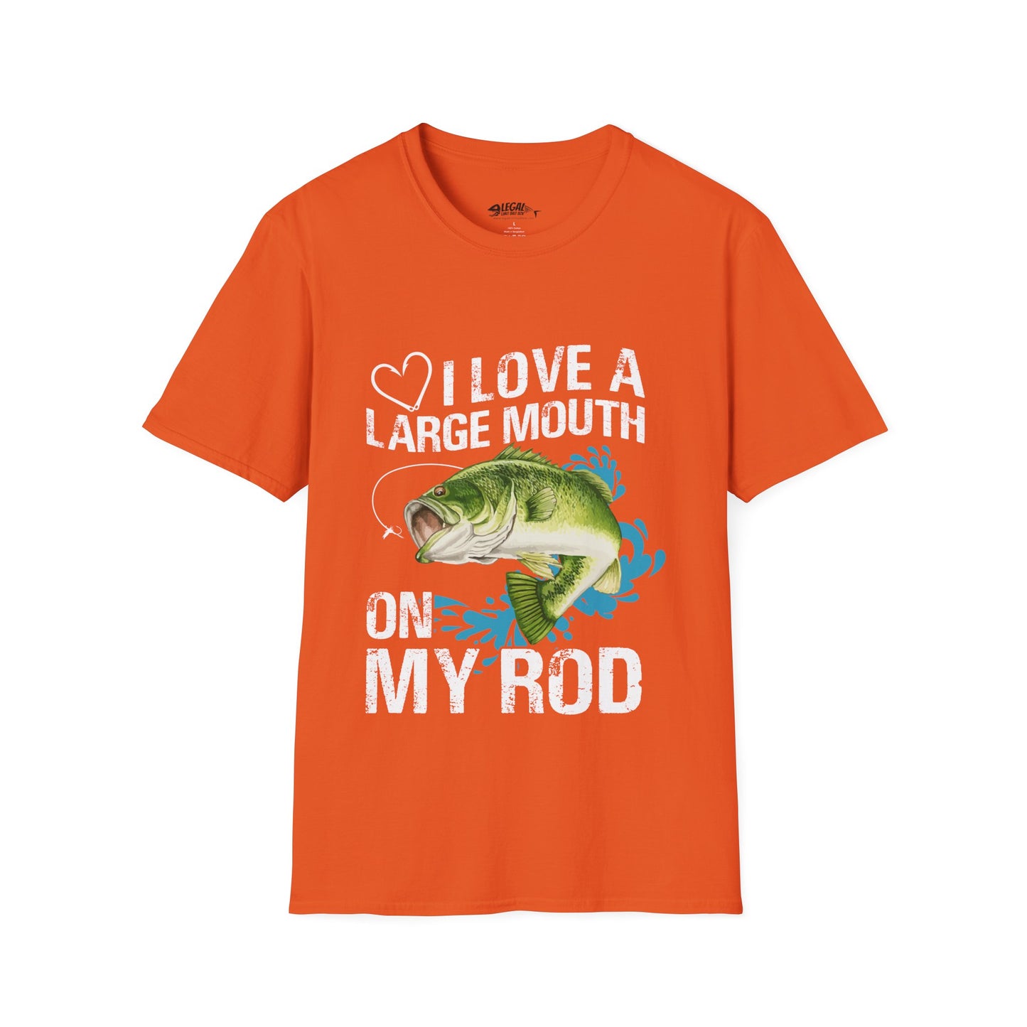 "Love a Large Mouth" T-Shirt for Anglers