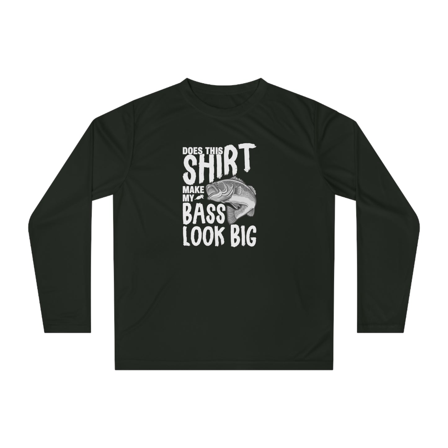 Bass Look Big Performance Fishing Shirt