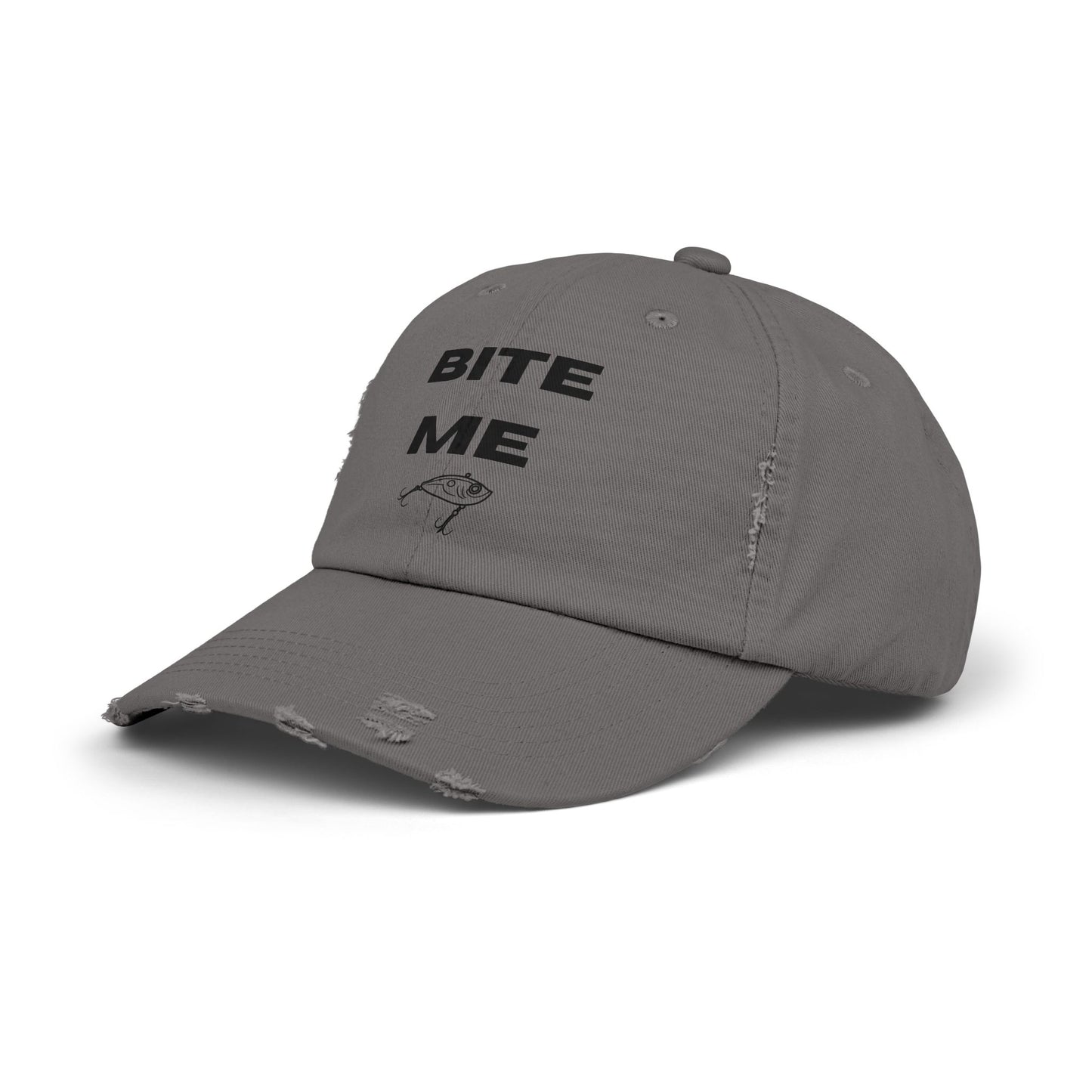 Bite Me (jig) Unisex Distressed Cap