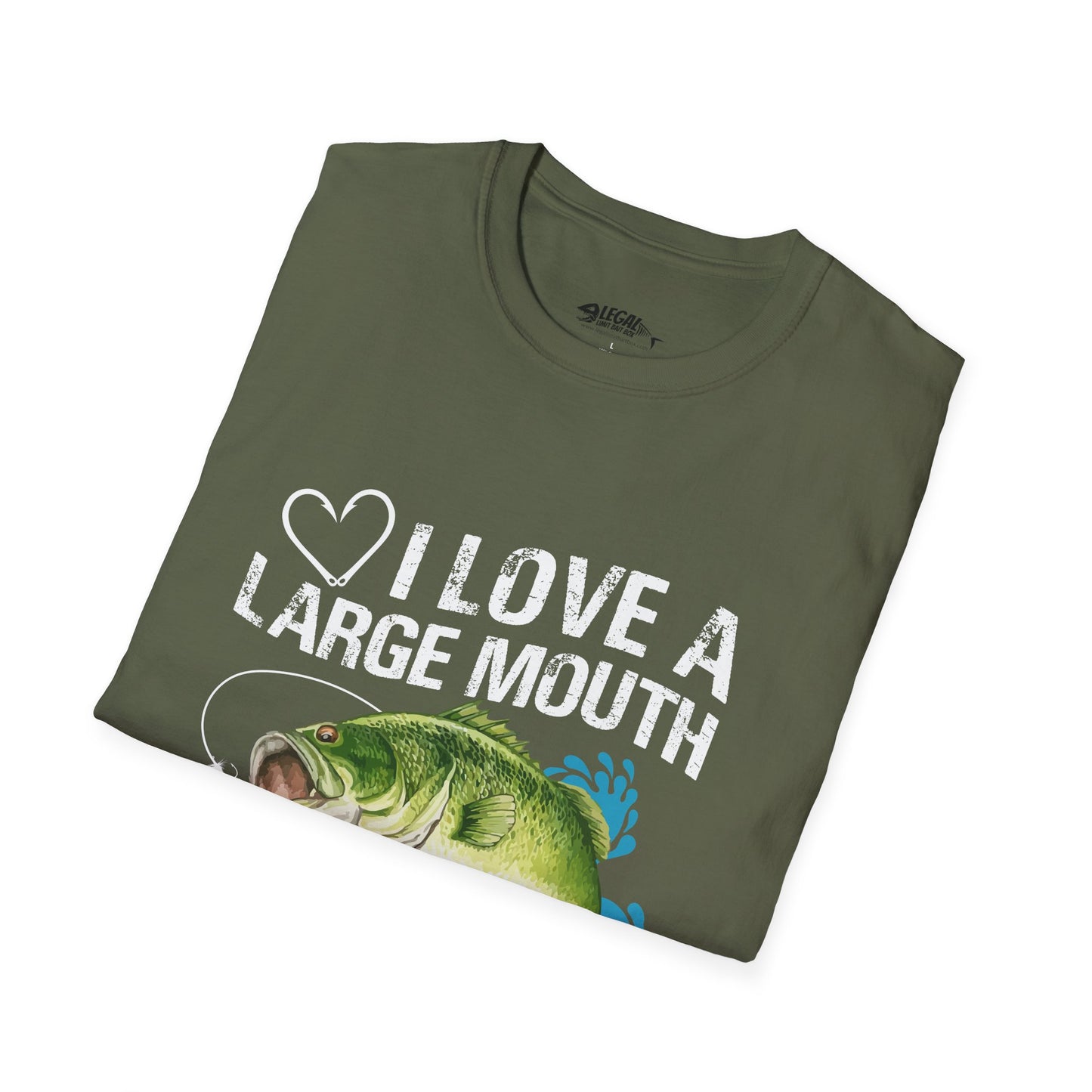 "Love a Large Mouth" T-Shirt for Anglers