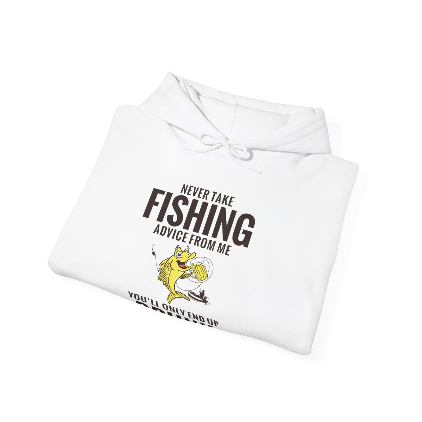 "Fishing Advice" Unisex Heavy Blend™ Hooded Sweatshirt