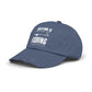 "Fishing is Importanter" Distressed Fishing Cap