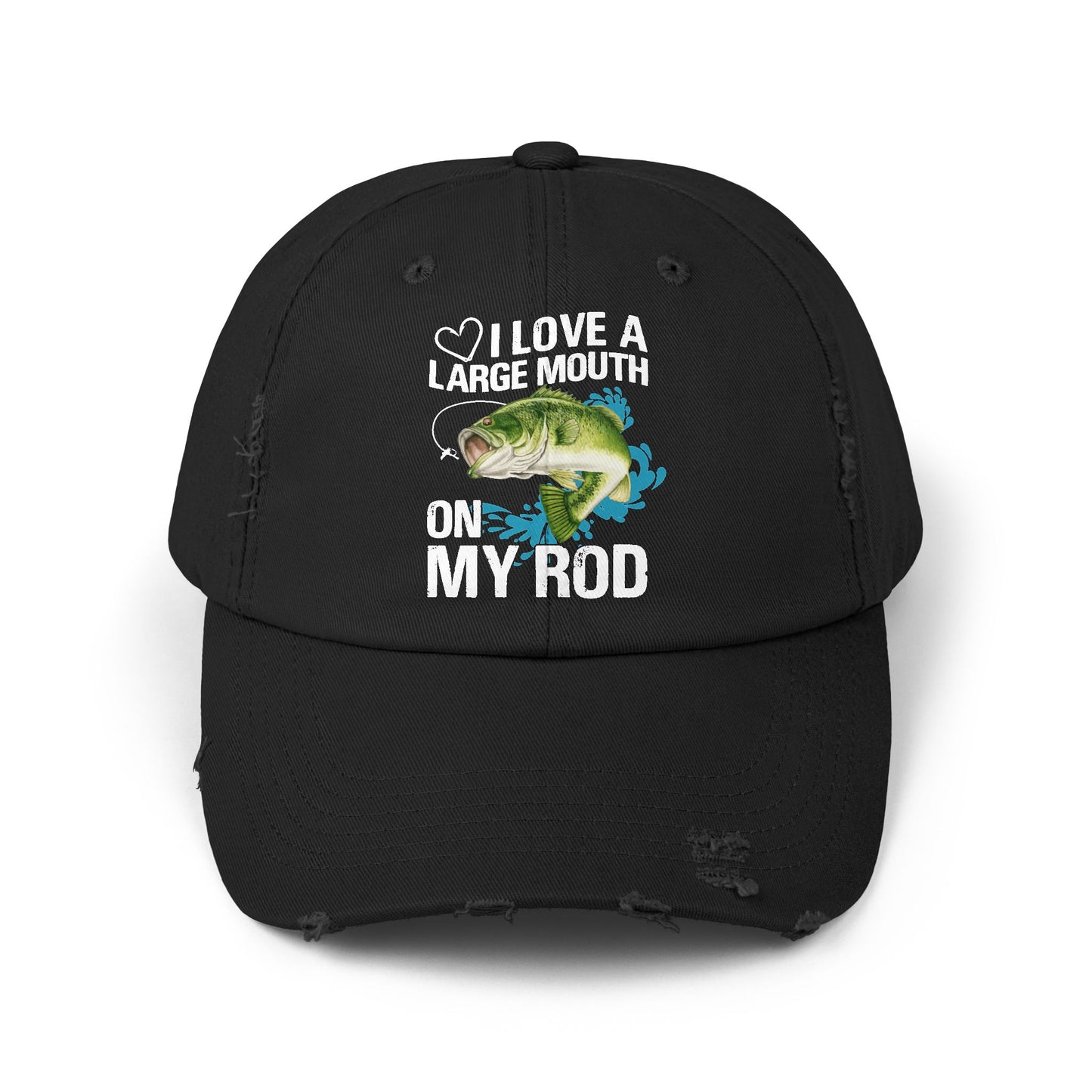 "Large Mouth" Distressed Fishing Cap