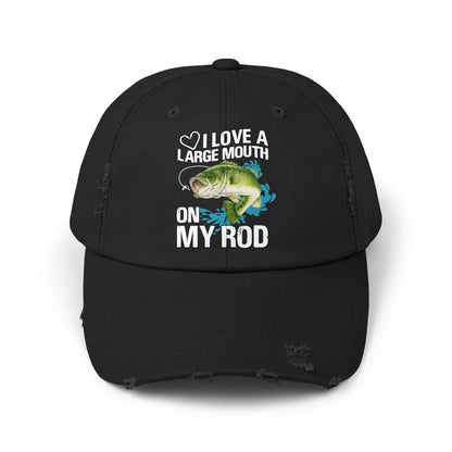 "Large Mouth" Distressed Fishing Cap