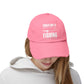 "Fishing is Importanter" Distressed Fishing Cap