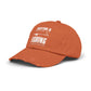 "Fishing is Importanter" Distressed Fishing Cap