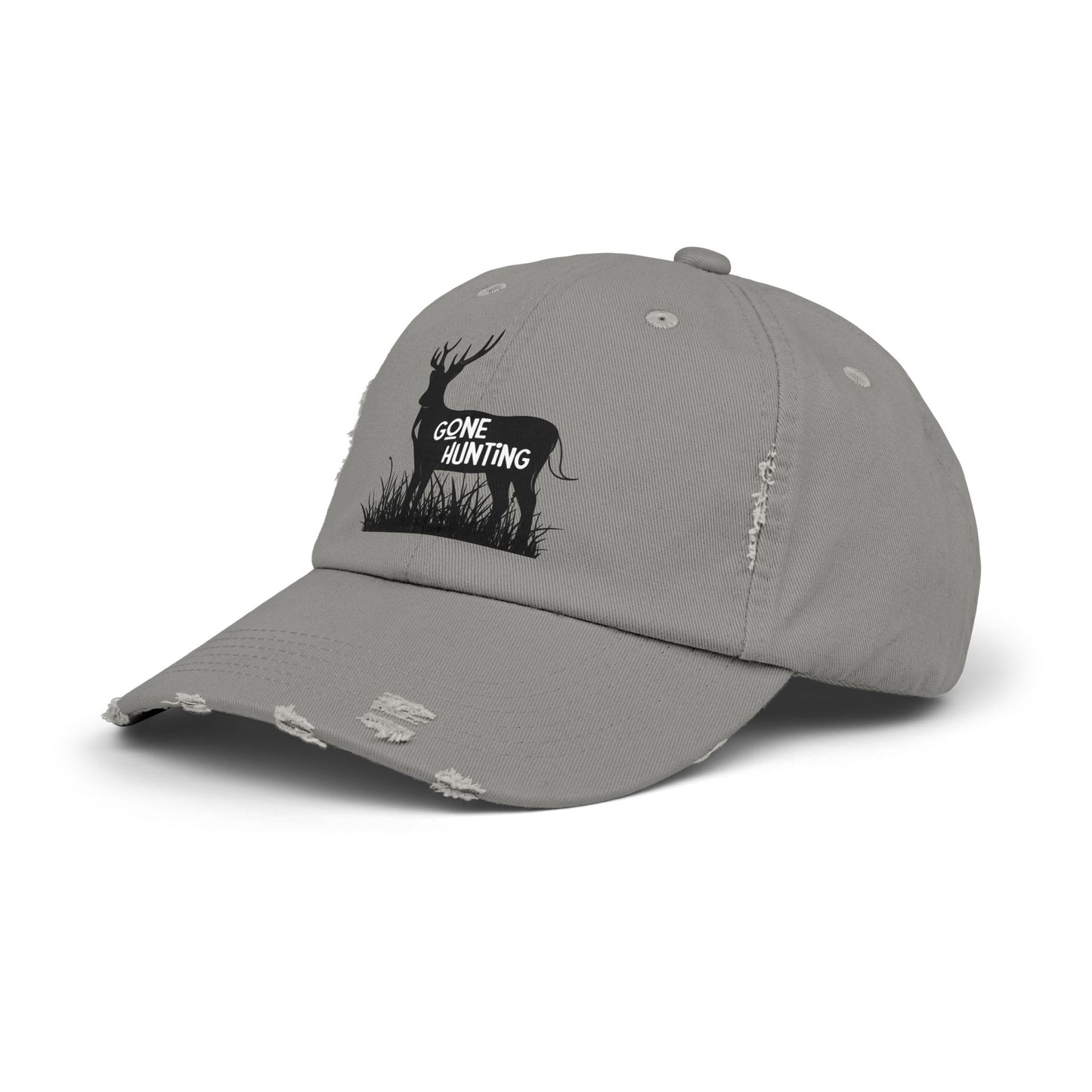 Gone Hunting Distressed Cap