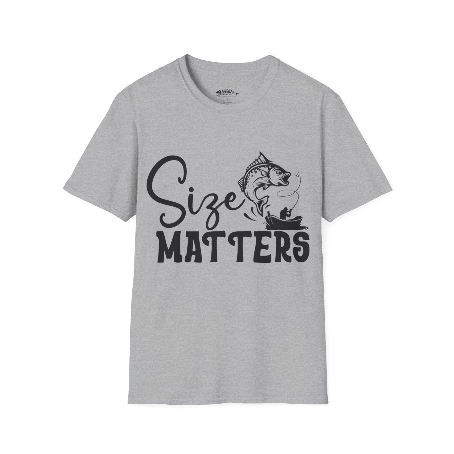 "Size Matters" T-Shirt for Anglers