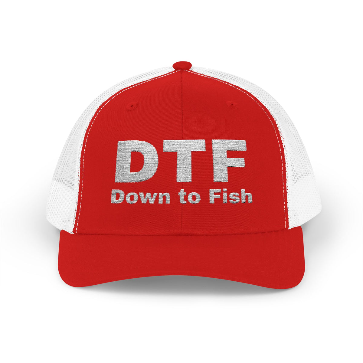 DTF - "Down to Fish" Snapback Trucker Cap