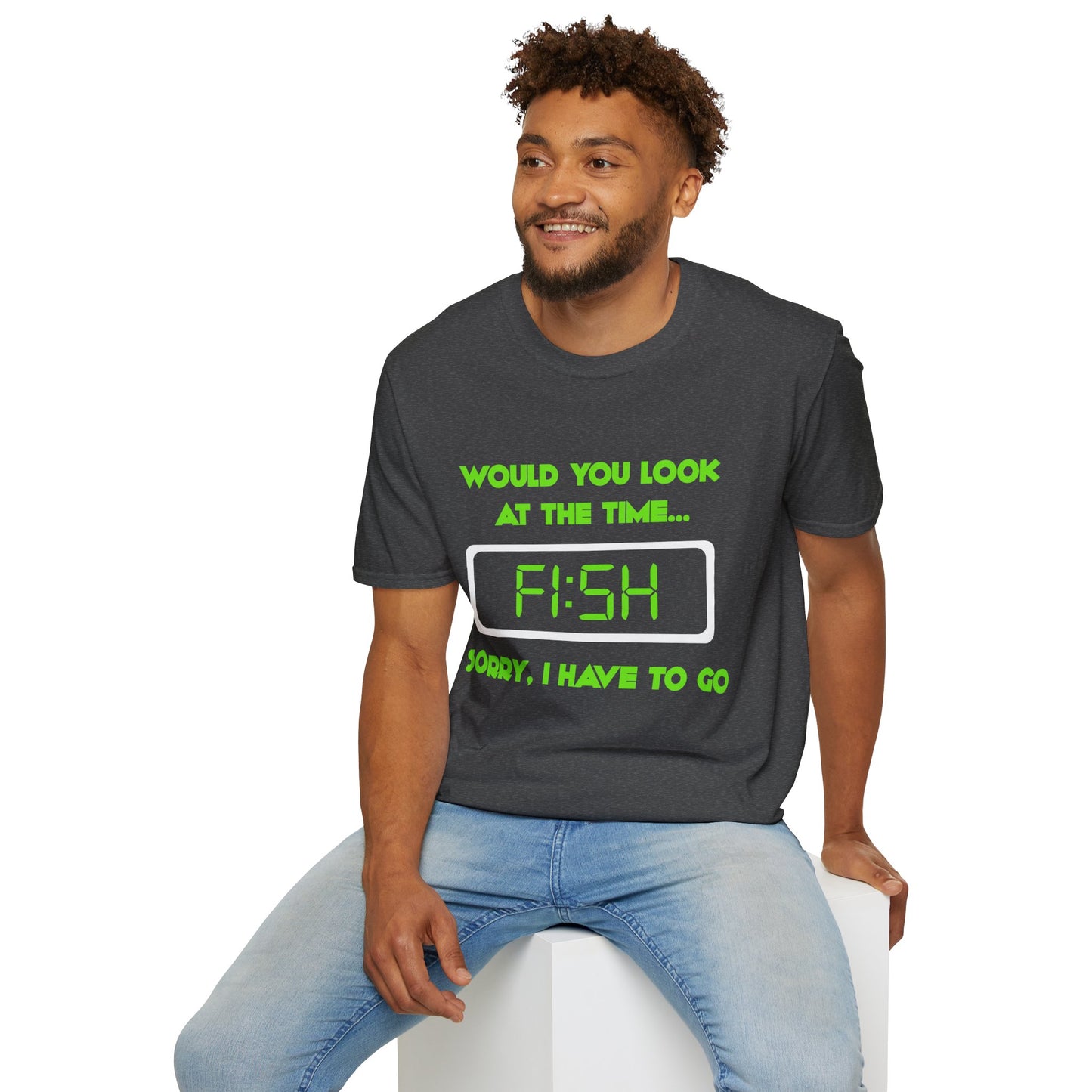 Look at the Time  T-Shirt for Anglers