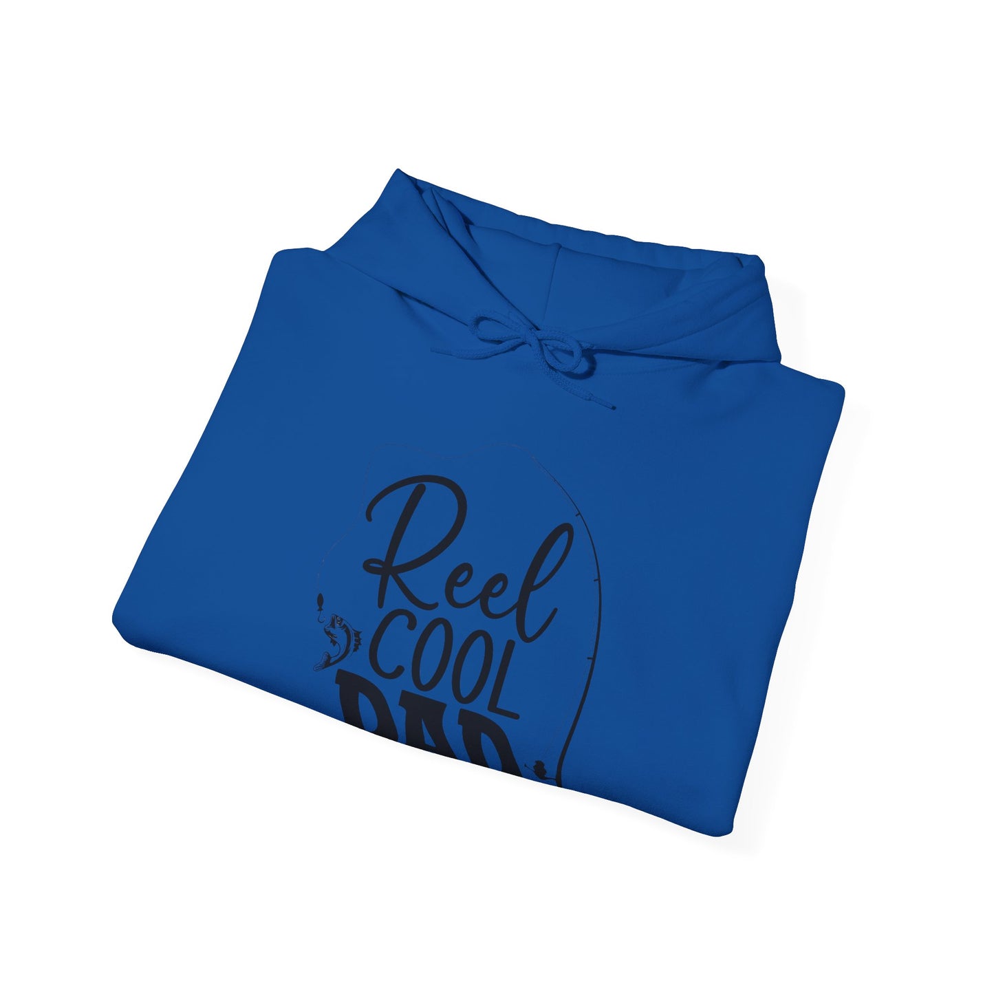 "Reel Cool Dad" Unisex Heavy Blend™ Hooded Sweatshirt