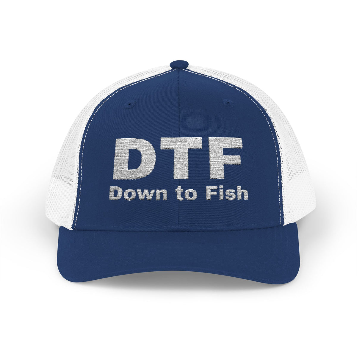DTF - "Down to Fish" Snapback Trucker Cap