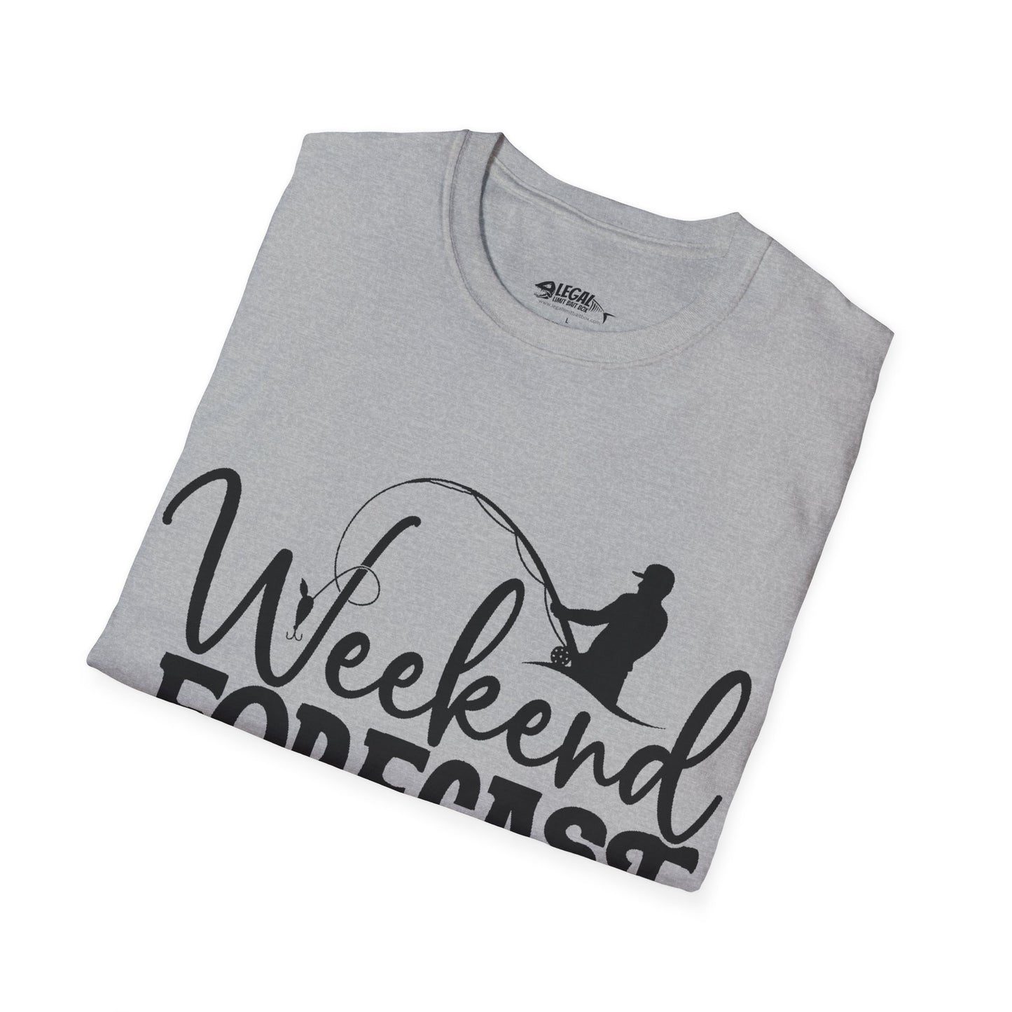 "Weekend Forcast" T-Shirt for Anglers