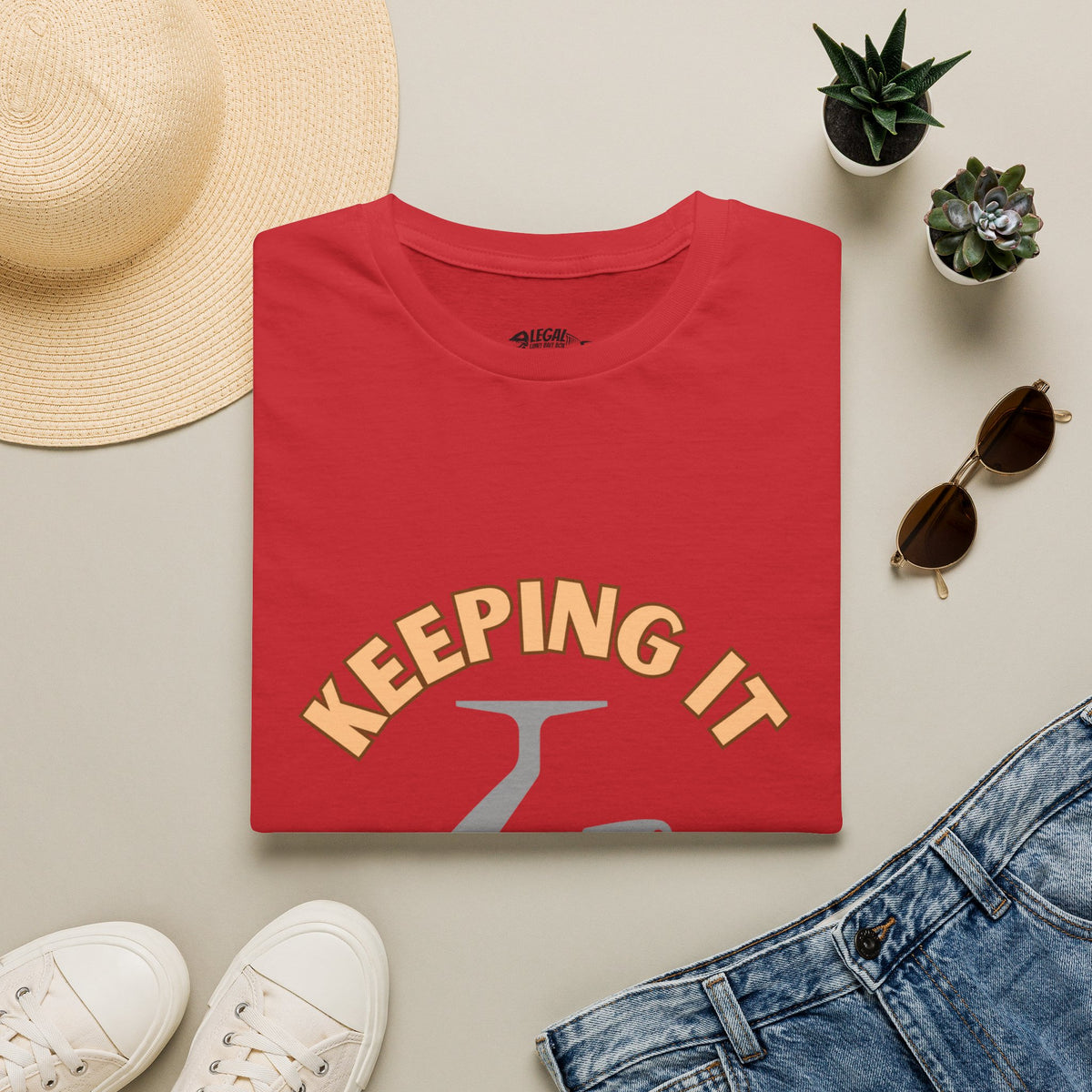 "Keeping it Reel" T-Shirt for Anglers