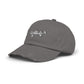 Distressed Cap - Fishbone Design for Anglers and Fishing Enthusiasts