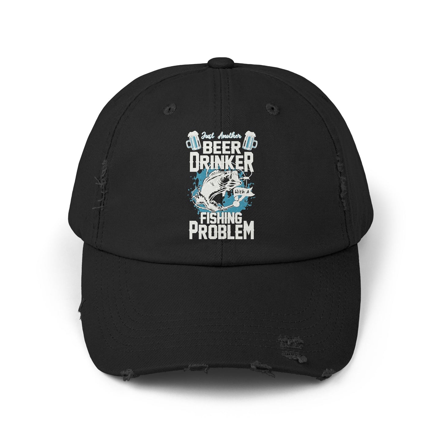 "Fishing Problem" Distressed Fishing Cap