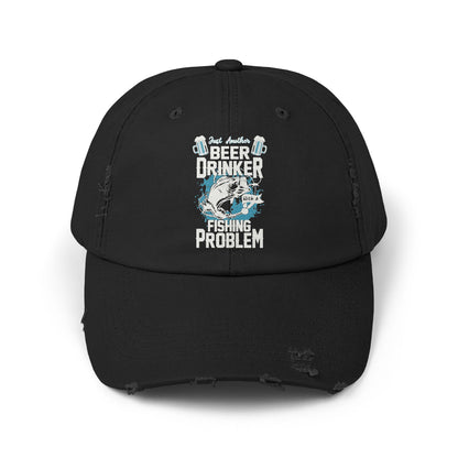 "Fishing Problem" Distressed Fishing Cap