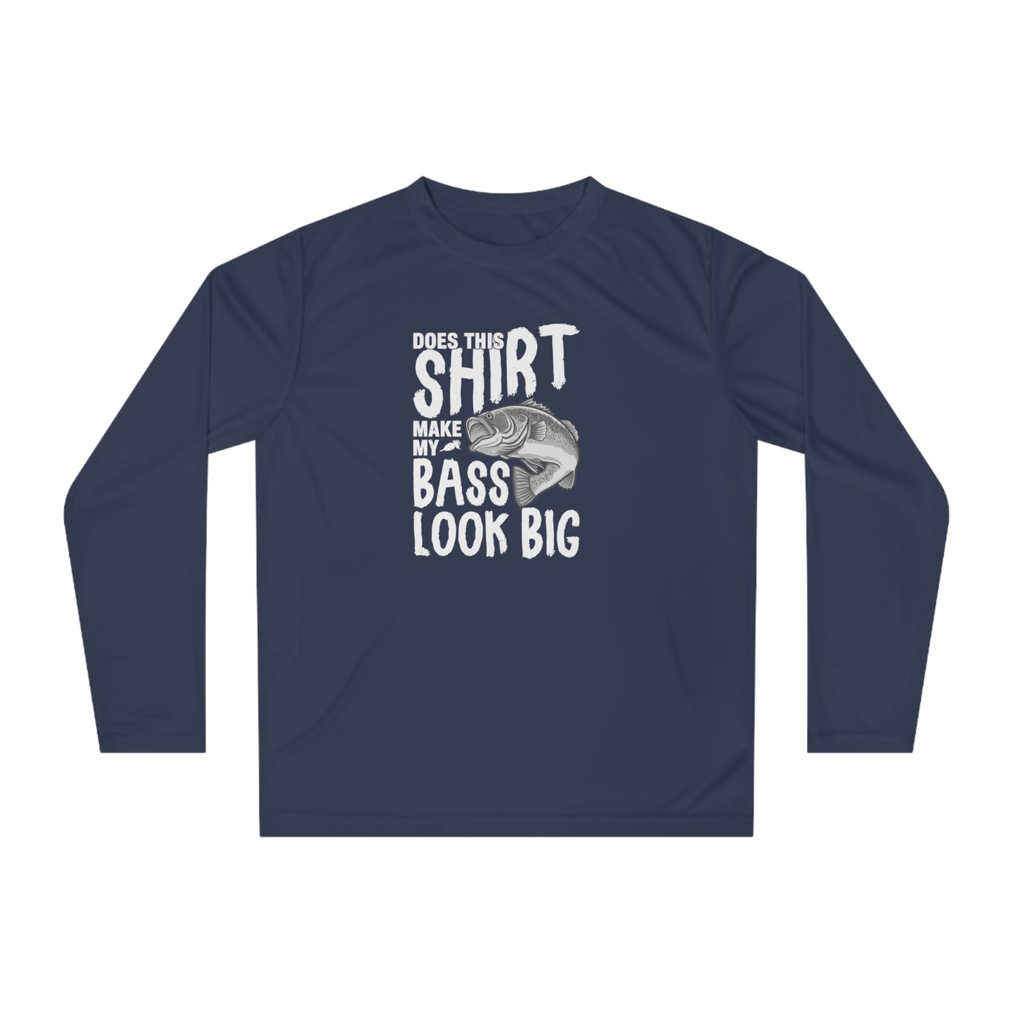 Bass Look Big Performance Fishing Shirt