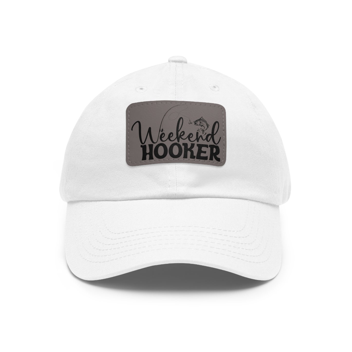 Weekend Hooker - Dad Hat with Leather Patch