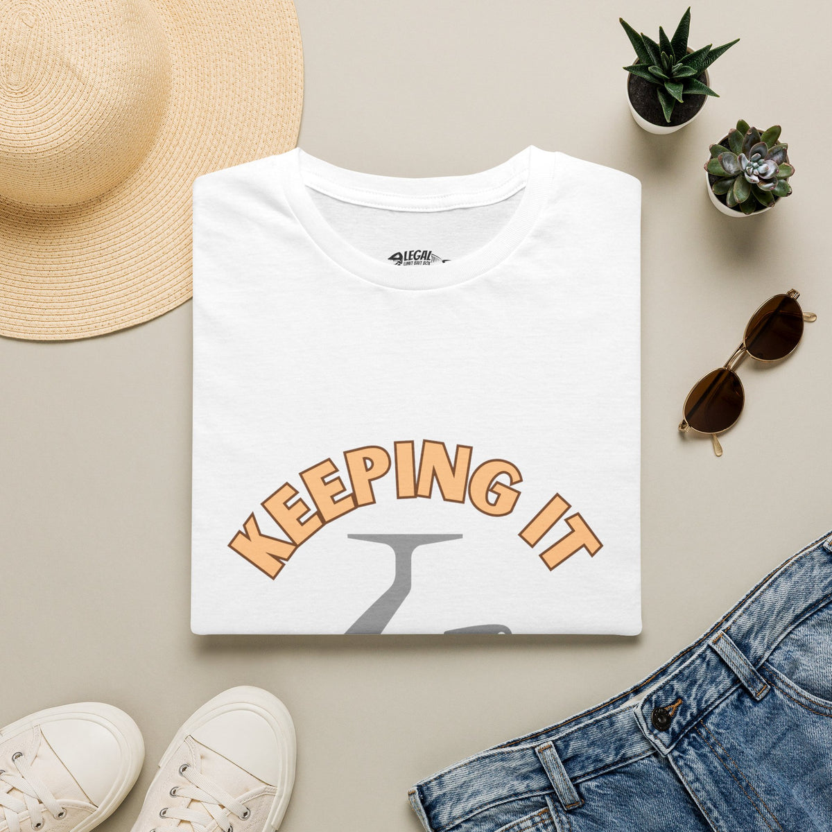 "Keeping it Reel" T-Shirt for Anglers