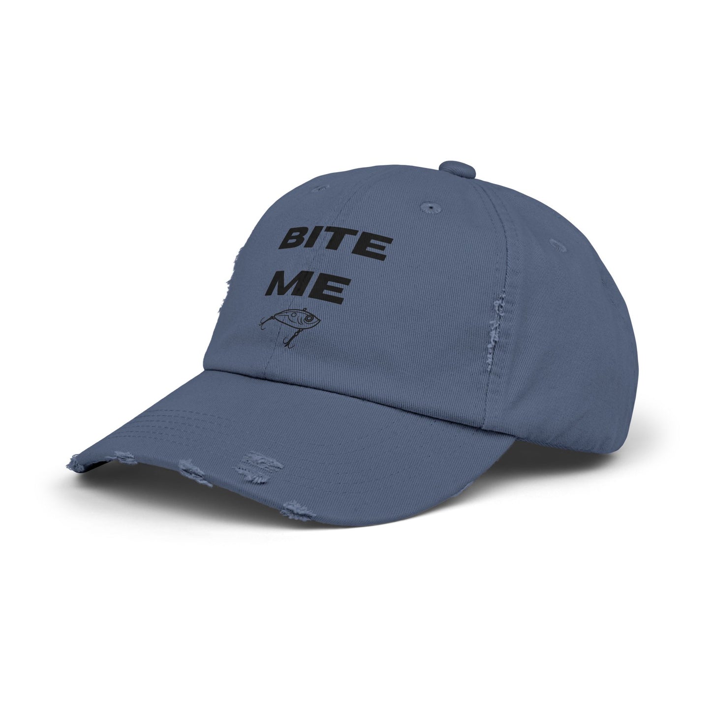 Bite Me (jig) Unisex Distressed Cap