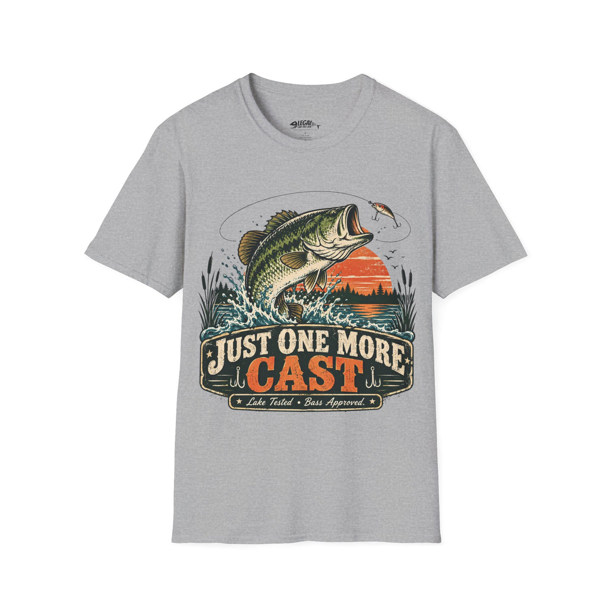 "Just One More Cast" T-Shirt for Anglers