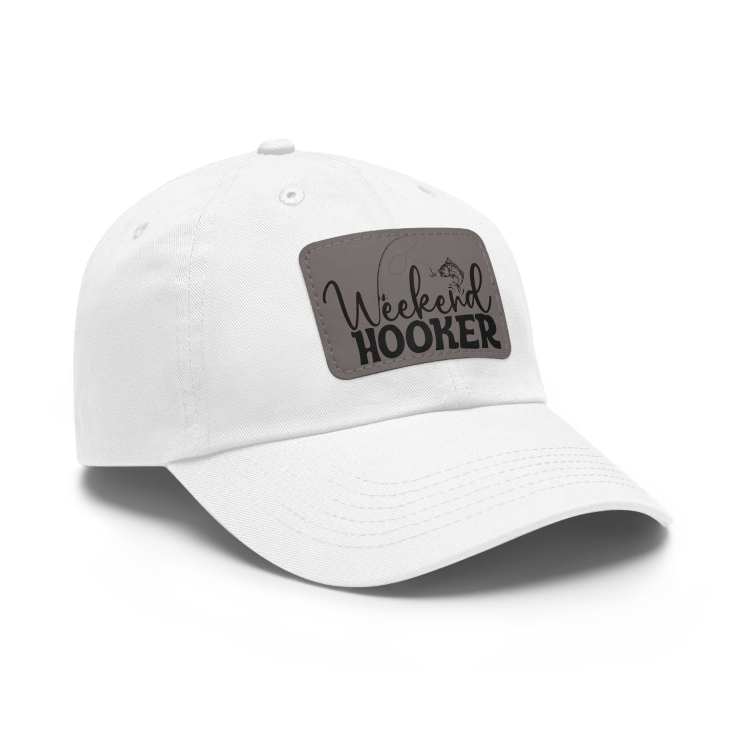 Weekend Hooker - Dad Hat with Leather Patch