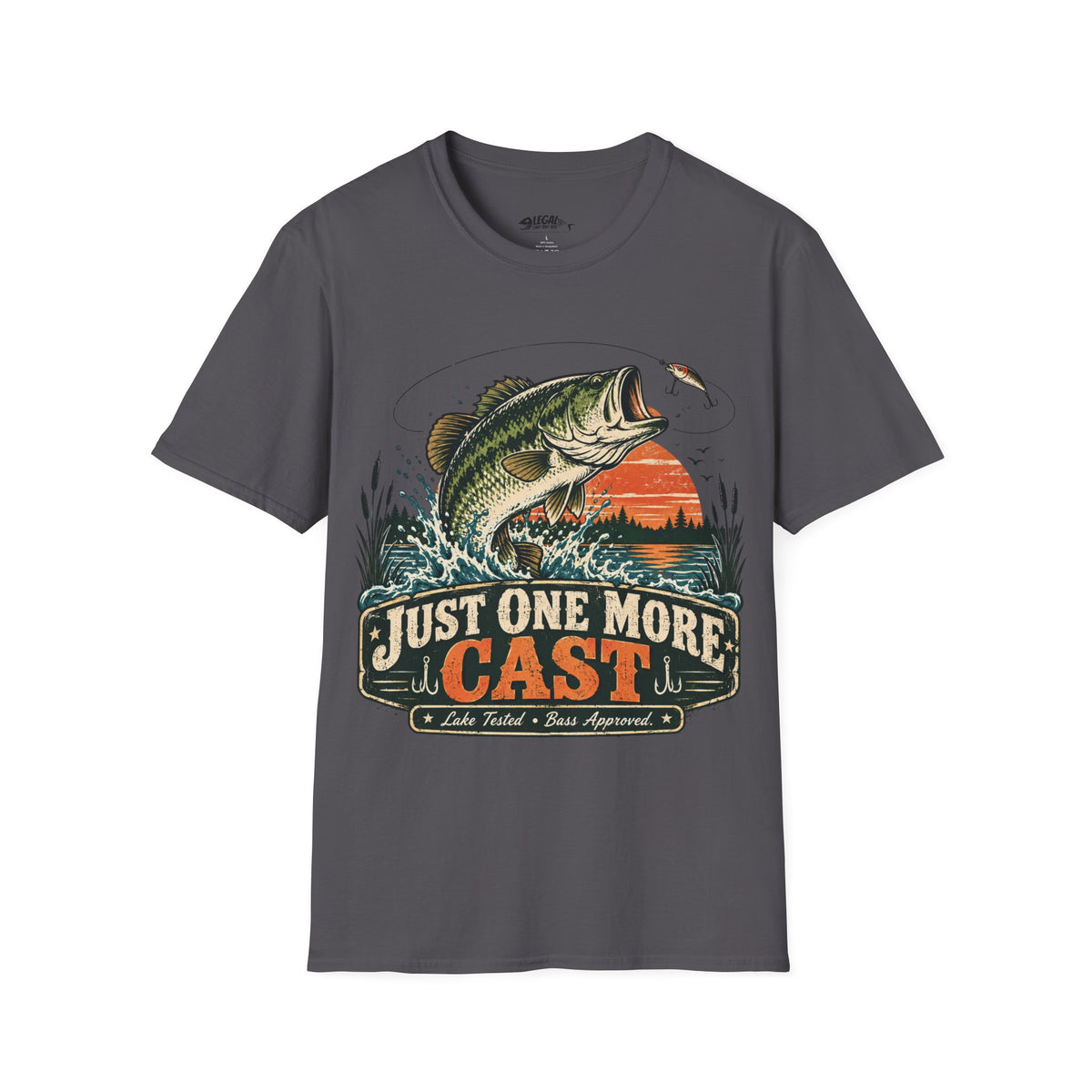 "Just One More Cast" T-Shirt for Anglers