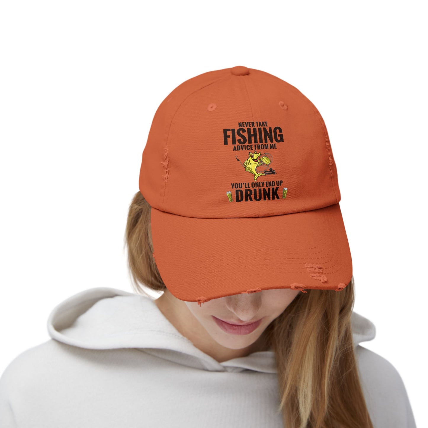 Funny "Never Take Fishing Advice" Design for Anglers