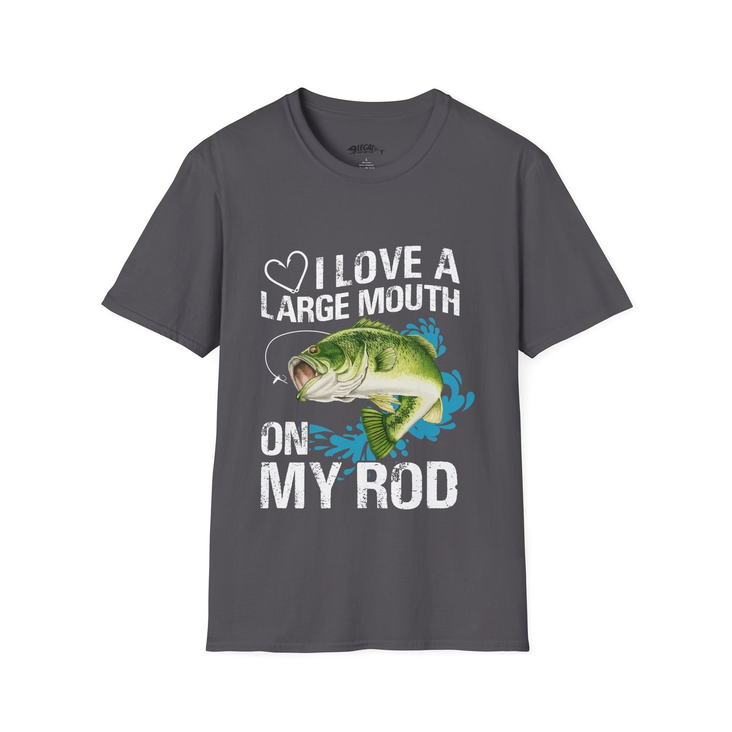 "Love a Large Mouth" T-Shirt for Anglers