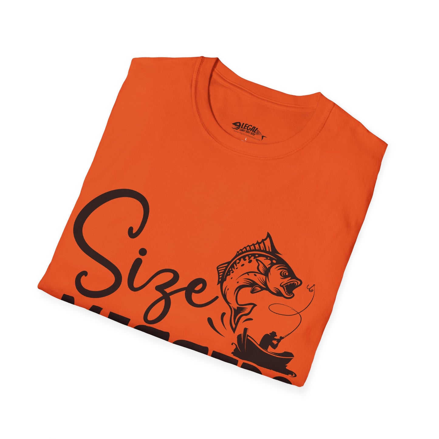 "Size Matters" T-Shirt for Anglers