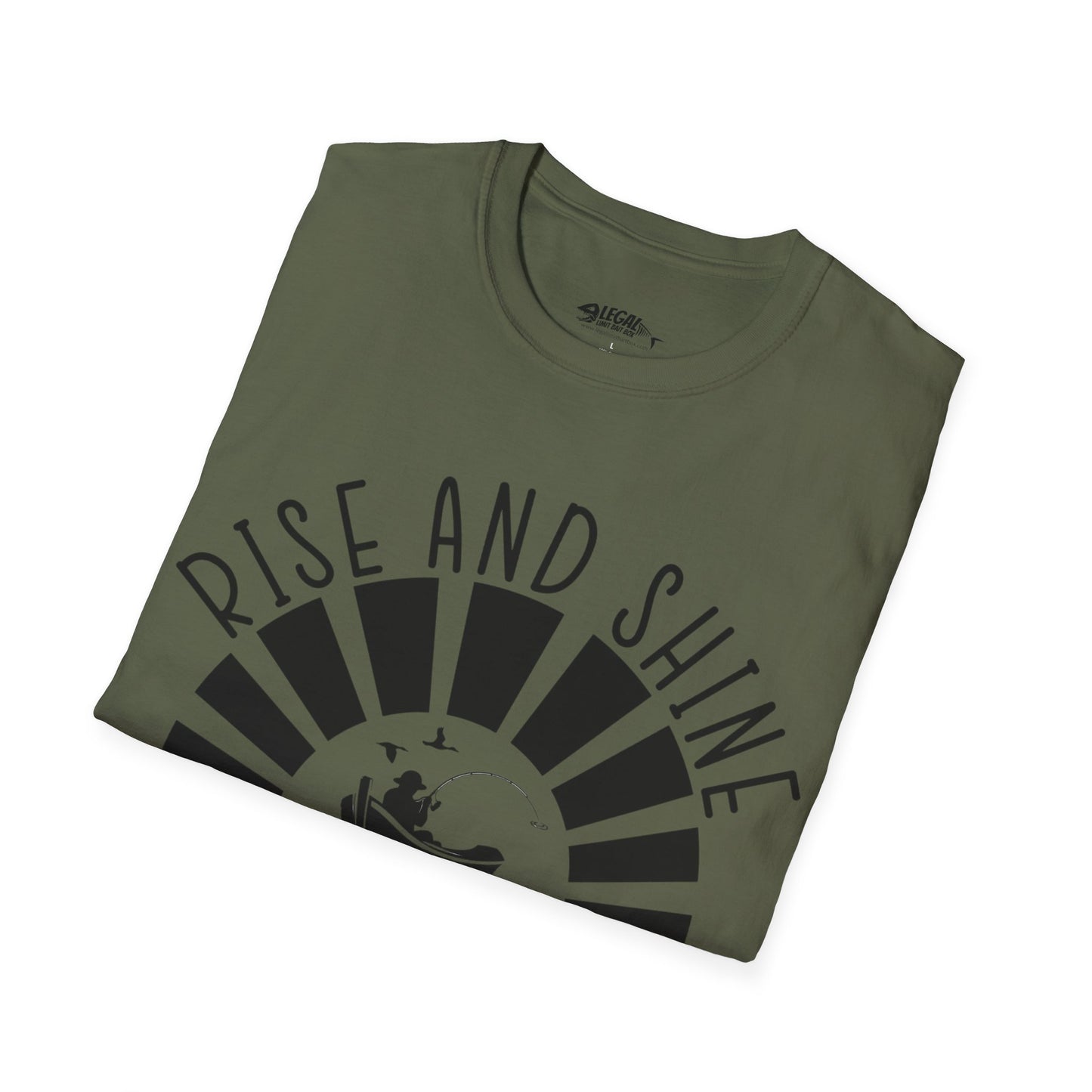 "Rise & Shine" T-Shirt for Anglers