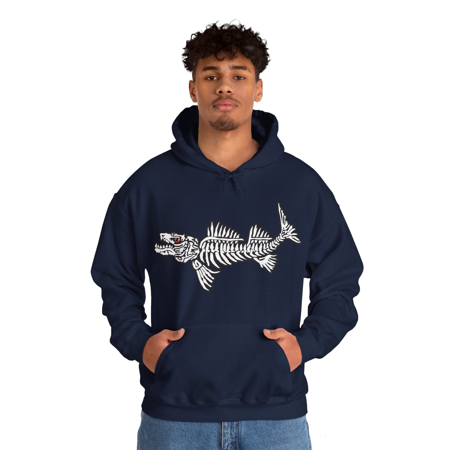 Fishbone Unisex Heavy Blend™ Hooded Sweatshirt