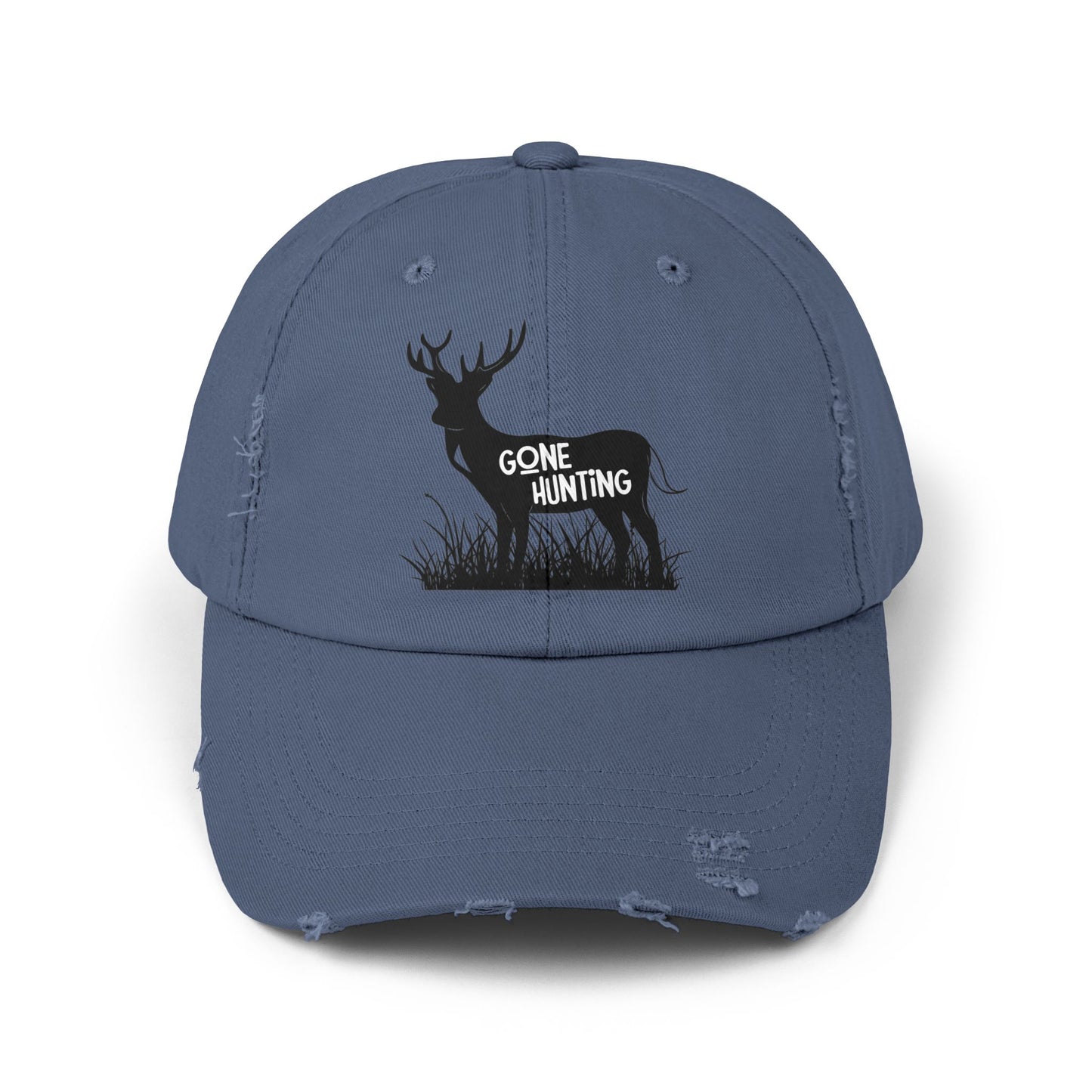 Gone Hunting Distressed Cap