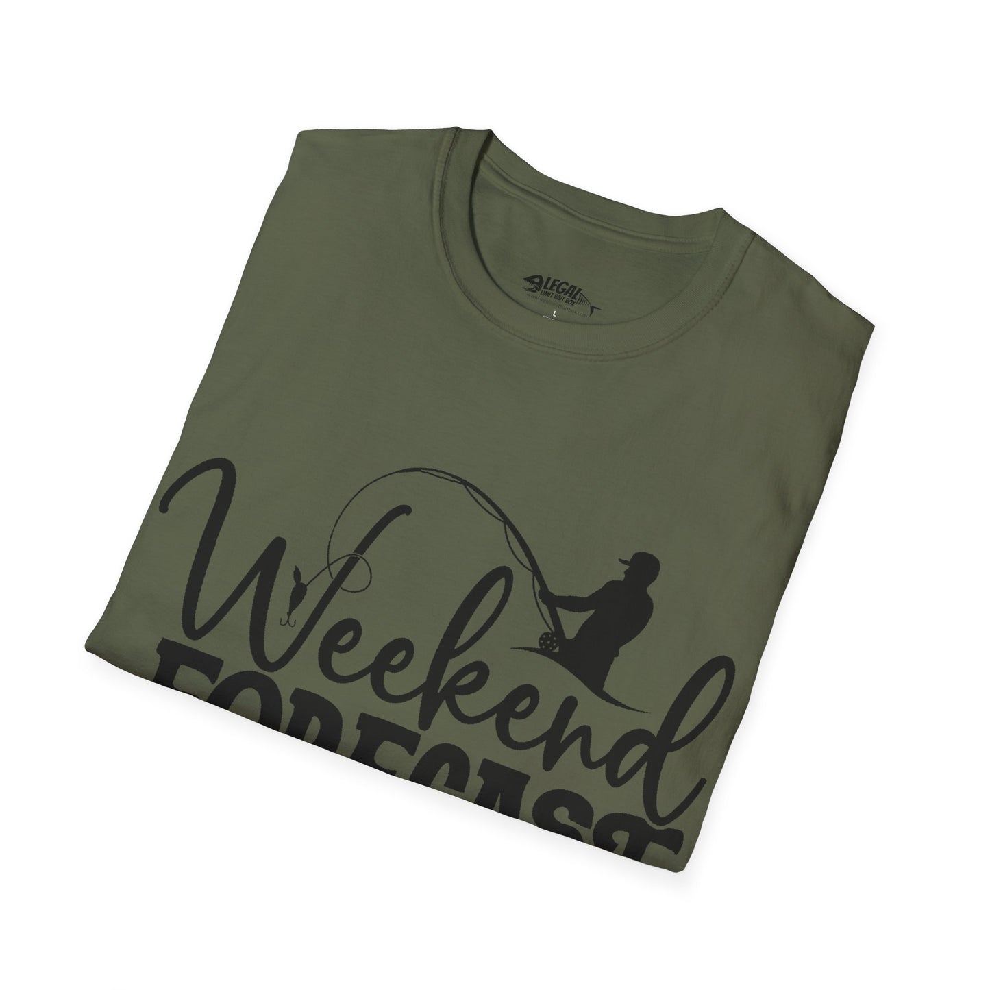 "Weekend Forcast" T-Shirt for Anglers