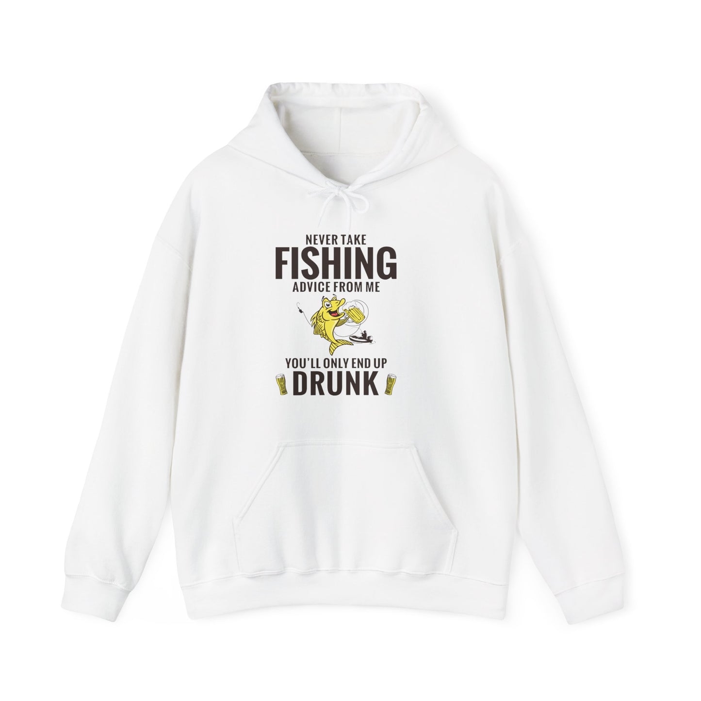 "Fishing Advice" Unisex Heavy Blend™ Hooded Sweatshirt