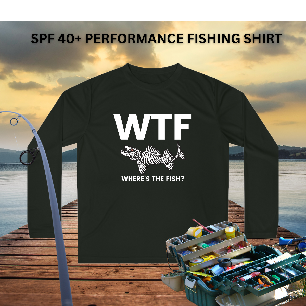 WTF - Fishbone Performance Fishing Shirt