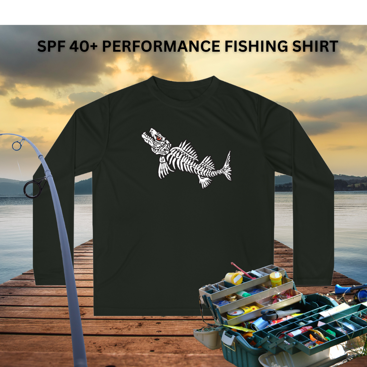 "Reel" Fishbone Performance Fishing Shirt