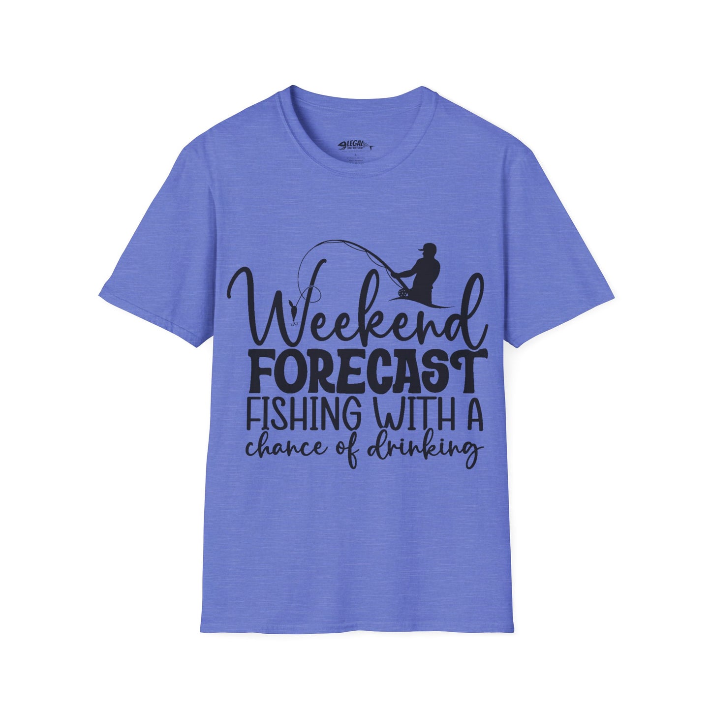"Weekend Forcast" T-Shirt for Anglers