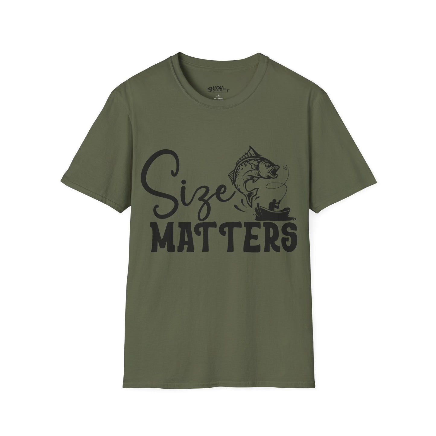 "Size Matters" T-Shirt for Anglers