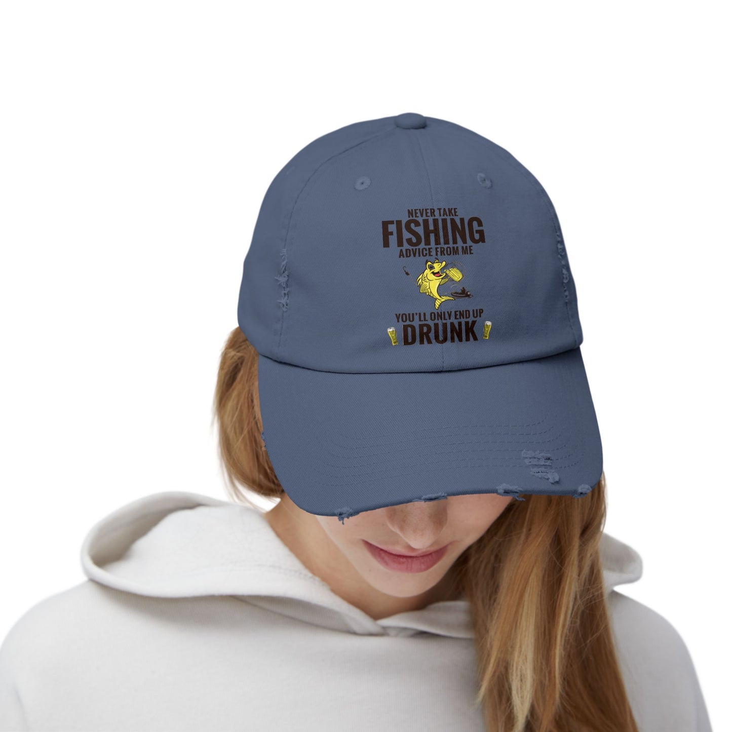 Funny "Never Take Fishing Advice" Design for Anglers