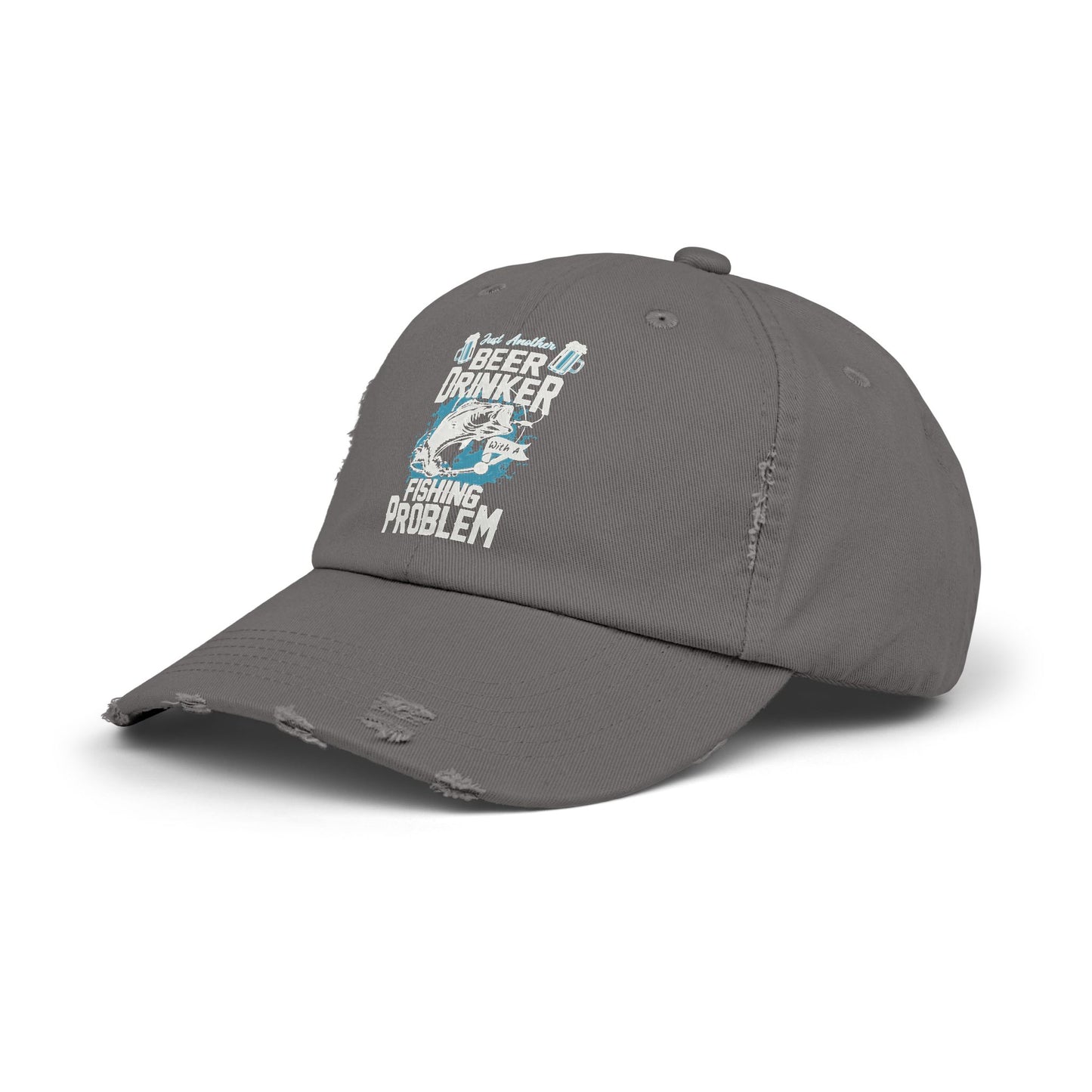 "Fishing Problem" Distressed Fishing Cap