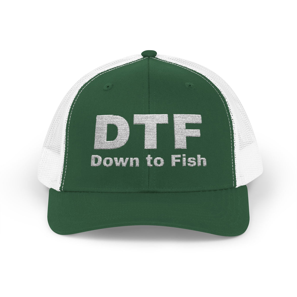 DTF - "Down to Fish" Snapback Trucker Cap