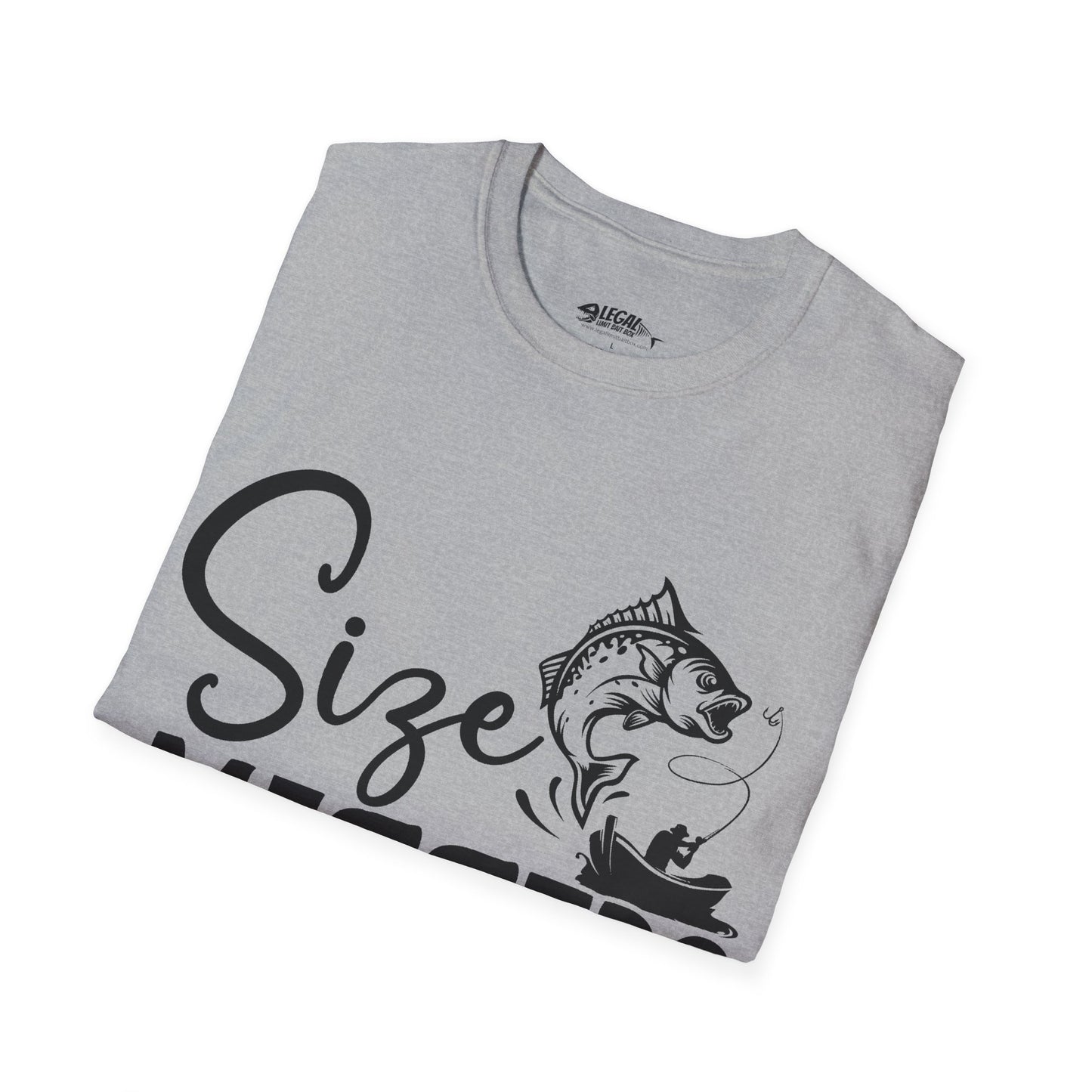 "Size Matters" T-Shirt for Anglers